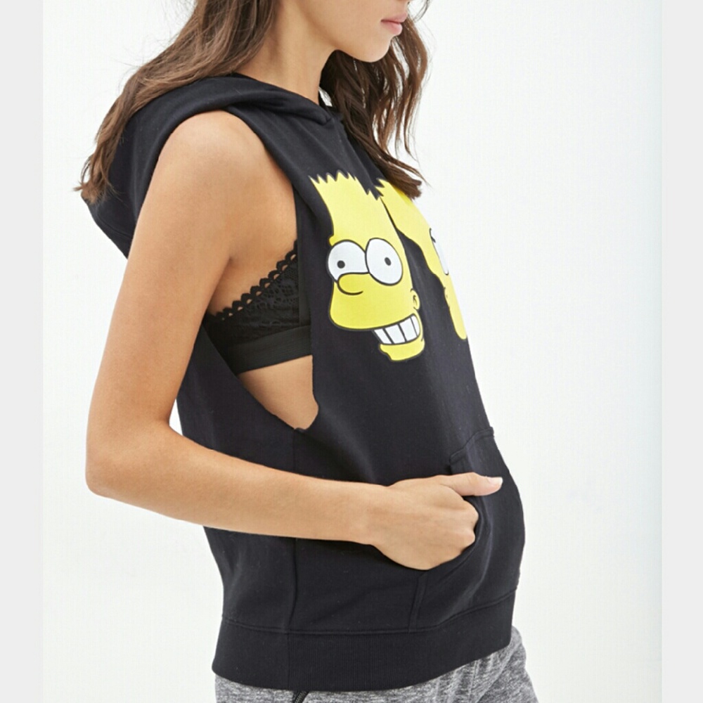 COPY - Simpson sleeveless hoodie